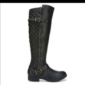 Steve Madden Quilted Qiana knee high boots